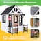 KidKraft White & Black Wooden Riverscape Playhouse Set